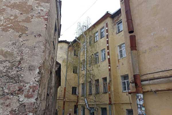 Узкие улицы.