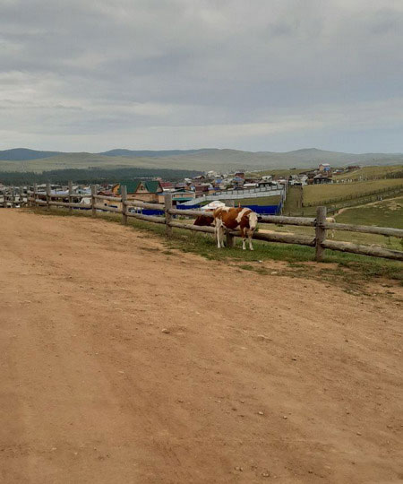 Село Хужир.