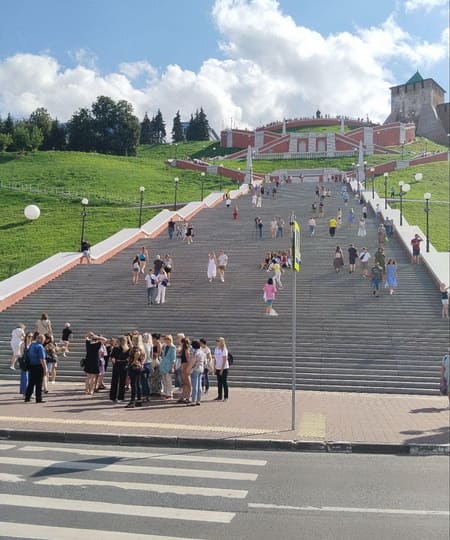 Чкаловская лестница.