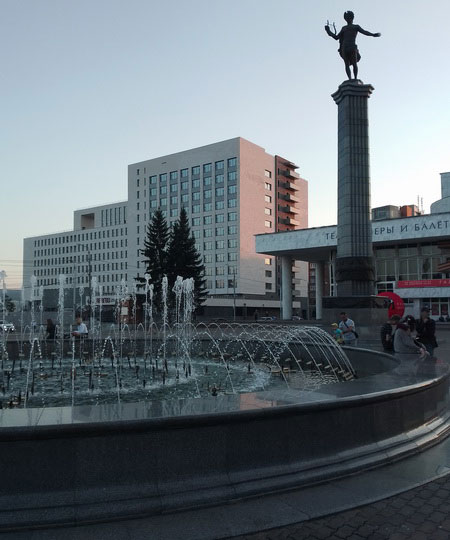 Площади Красноярска.