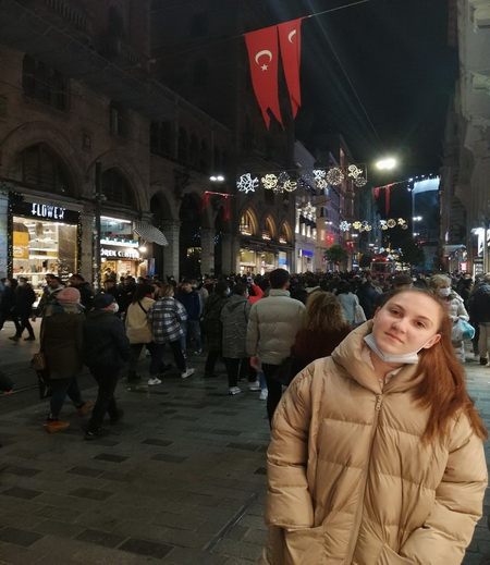Зима в Стамбуле.