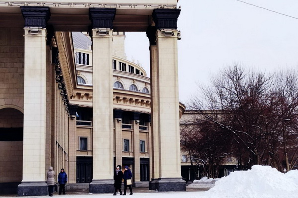 Прогулка зимой.