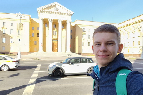 Здание КГБ Беларуси на проспекте Независимости в Минске.