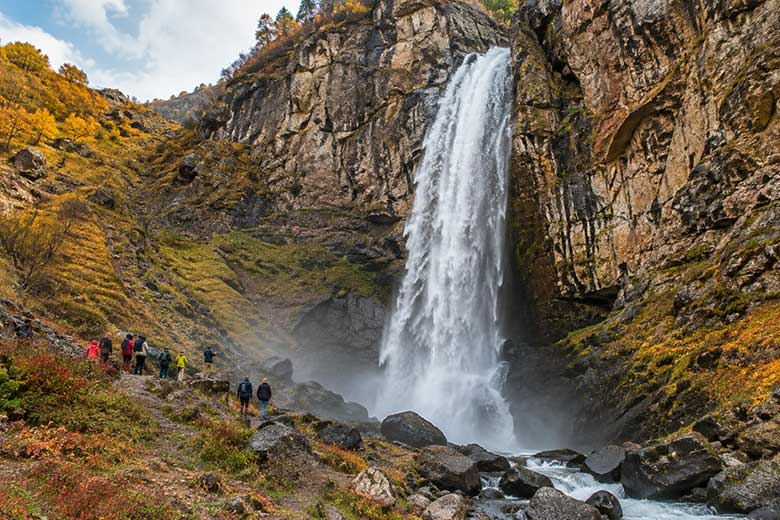Водопад Султан в урочище Джилы-Су.